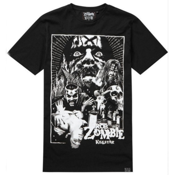 Killstar x Rob Zombie ✦ Copilot Tee ✦ M & XL Black Short Sleeve Unisex NWT - Picture 3 of 4